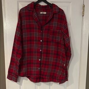 UGG plaid pajama top
